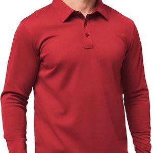 MIER Men's Outdoor Performance Tactical Polo Shirts Short and Long Sleeves